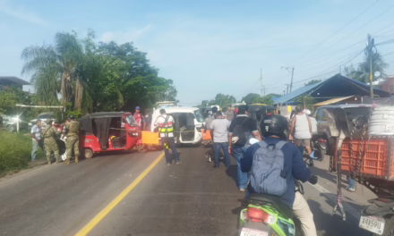 Video:Bloquean mototaxis bloquean la carretera Paso de Ovejas – Veracruz