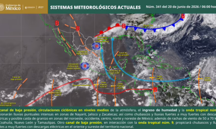 LLUVIAS PUNTUALES INTENSAS EN NAYARIT, JALISCO Y ZACATECAS