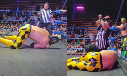 Video: Pierroth Jr. se desvanece durante función en la Arena Neza