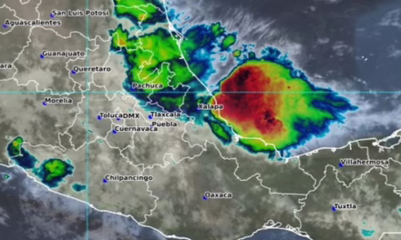 Se pronostican lluvias de muy fuertes a intensas en zonas de Guerrero, Oaxaca, Jalisco, Colima, Michoacán y Veracruz.