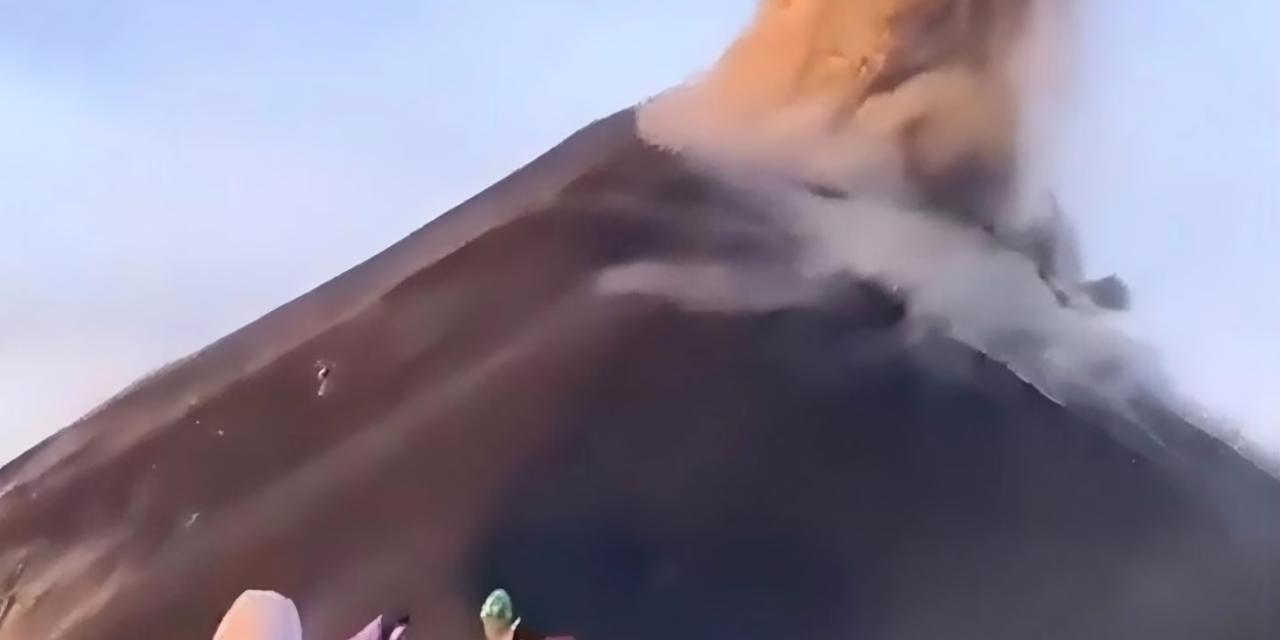 Turistas salvaron de milagro de lluvia fuego tras desafiar al volcán más activo de Guatemala