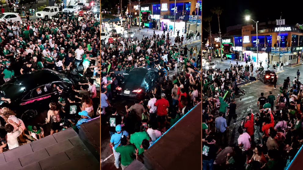 17 lesionados tras un atropellamiento ocurrido en Los Cabos, durante los festejos por la victoria de México