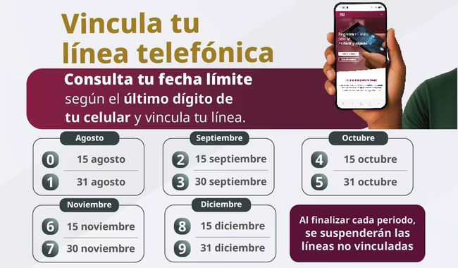 CRT anuncia calendario y fechas límite para registro de líneas