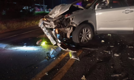 Accidente de tránsito a la altura de Piletas