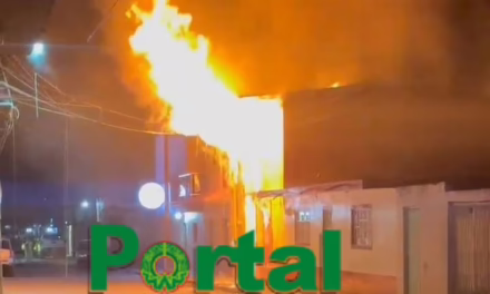 Durante la madrugada se registró un Incendio en Las Vigas