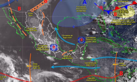LLUVIAS PUNTUALES MUY FUERTES EN CHIHUAHUA, DURANGO, SINALOA Y JALISCO
