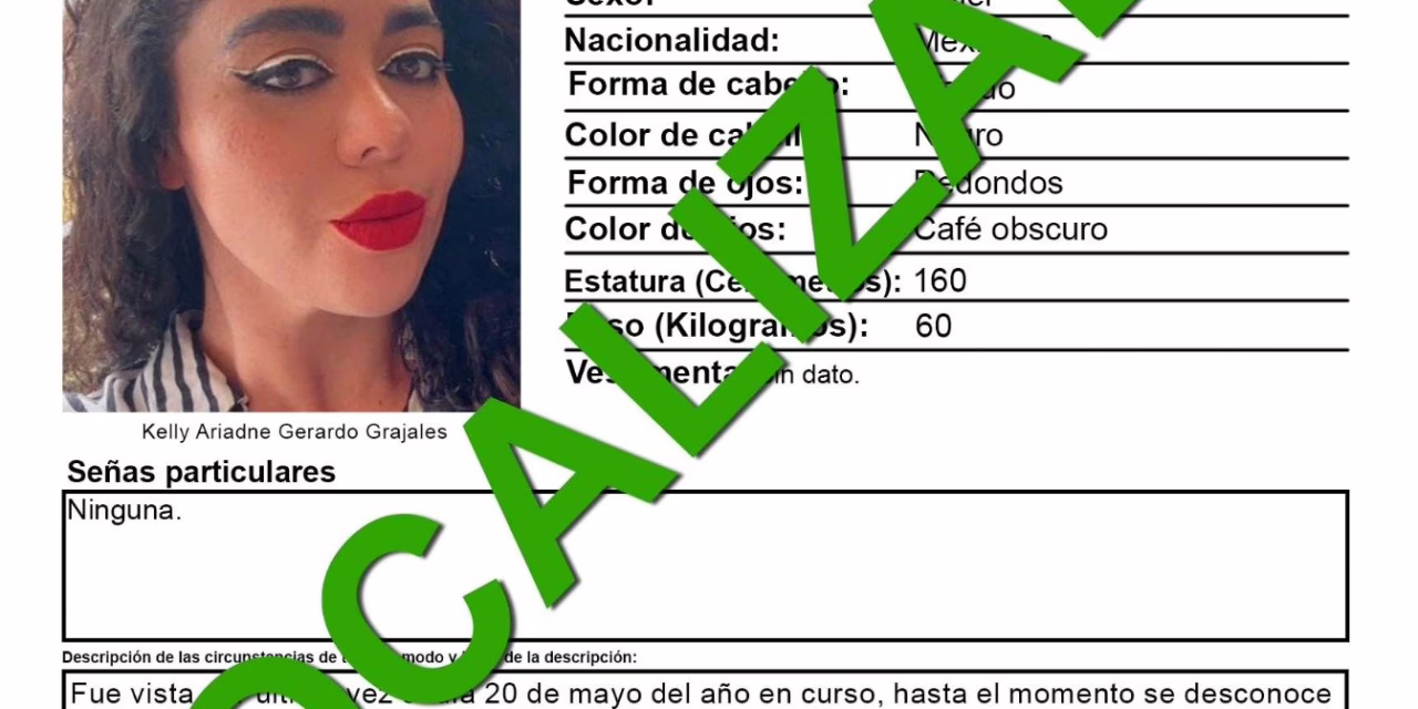 Localizan con vida a Kelly Ariadne, nieta de Paquita la del Barrio, en Guanajuato