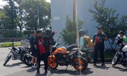 Motociclista resulta lesionado tras derrapar en la colonia Rafael Lucio