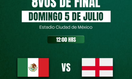 MÉXICO VS INGLATERRA CAMBIA DE HORARIO