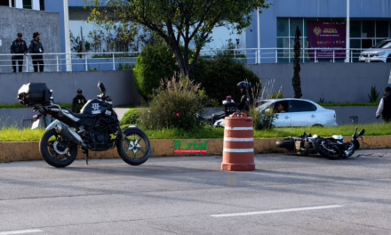 Motociclistas lesionado a la altura del Velódromo de Xalapa