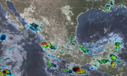 Durante este día se prevén Lluvias intensas en zonas de Veracruz, Tabasco, Oaxaca y Chiapas