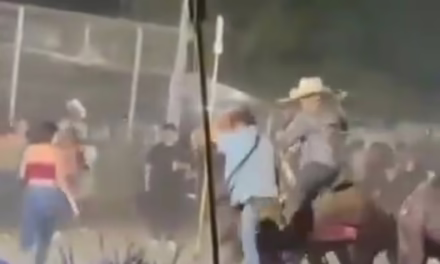 Video: Pelea a machetazos entre jinetes obligó a suspender la fiesta de la virgen en Sinaloa