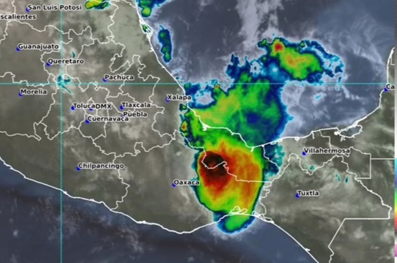 LLUVIAS PUNTUALES INTENSAS EN GUERRERO Y OAXACA