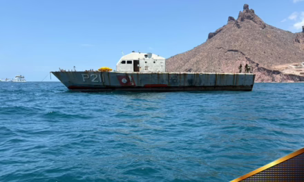 El exbuque “Mariscal” inicia nueva misión: es hundido en el Golfo de California para crear un arrecife artificial