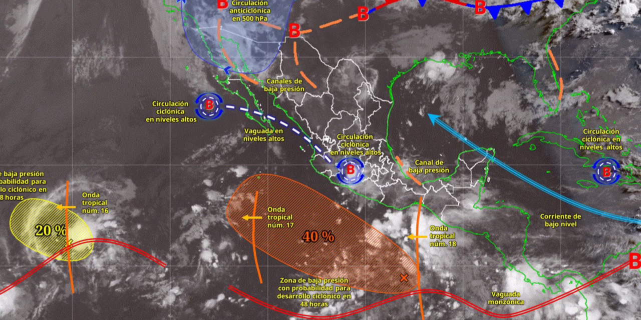 LLUVIAS PUNTUALES INTENSAS EN MICHOACÁN, GUERRERO, OAXACA, PUEBLA Y VERACRUZ