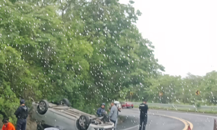 Vídeo:Se registra aparatosa volcadura en la carretera Cerro Gordo – Plan del Río