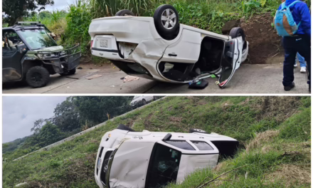Domingo de accidentes: Dos volcaduras movilizan a cuerpos de emergencia en la región
