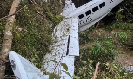 SE DESPLOMA AVIONETA EN APODACA; REPORTAN TRES LESIONADOS
