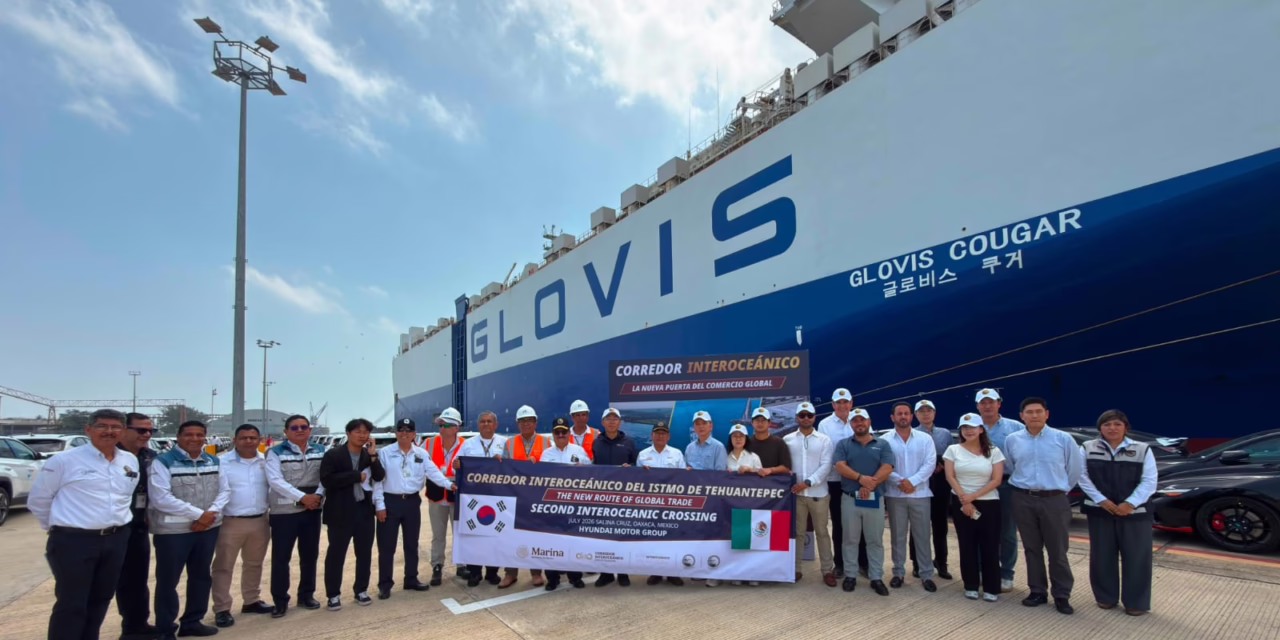 Segundo cruce de Hyundai Glovis afianza a Veracruz y al CIIT como alternativa logística
