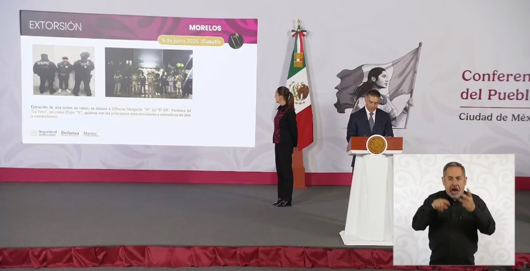 DESTACA GOBIERNO DE MÉXICO RESULTADOS DE LA ESTRATEGIA DE SEGURIDAD Y CONTRA LA EXTORSIÓN EN MORELOS