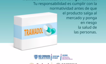Cofepris exigirá receta obligatoria para el tramadol a partir del 14 de julio