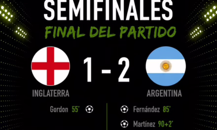 Argentina elimina a Inglaterra y jugará la final ante España