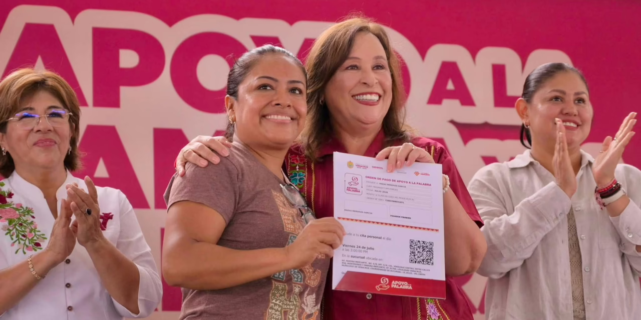 Rocío Nahle entrega 5 mil 763 apoyos y anuncia una nueva etapa de Apoyo a la Palabra para el puerto de Veracruz