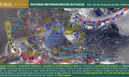 LLUVIAS PUNTUALES INTENSAS EN CHIHUAHUA, DURANGO, SINALOA Y NAYARIT