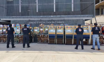 Asegura UECS 65 máquinas tragamonedas en la ciudad de Veracruz