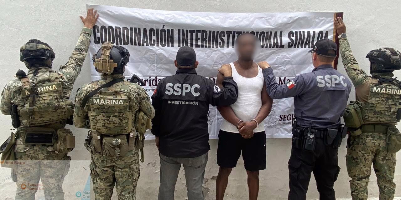 Omar García Harfuch informó sobre la detención de Janero Van ‘N’, ciudadano estadounidense vinculado al Cártel de Sinaloa.