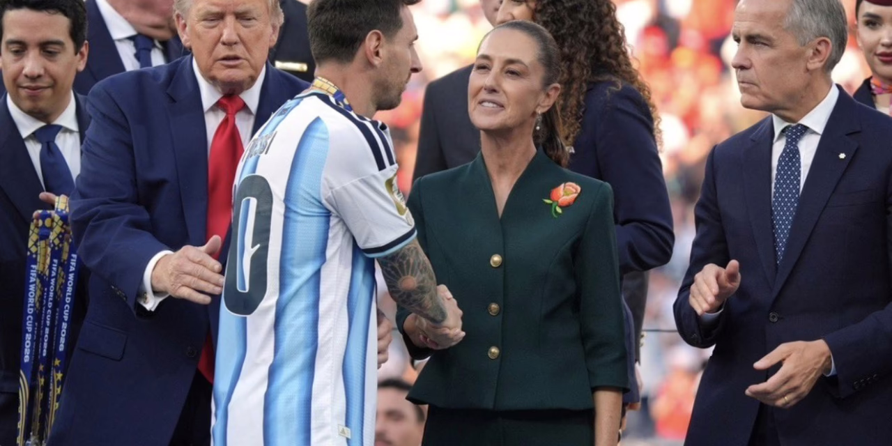 Sheinbaum niega haber sufrido desaires durante la final del Mundial