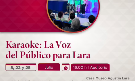 Incentiva SECVER a cantar y vivir una noche musical en la Casa Museo Agustín Lara