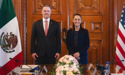 SHEINBAUM SE REÚNE CON REPRESENTANTE COMERCIAL DE EU POR REVISIÓN DEL T-MEC