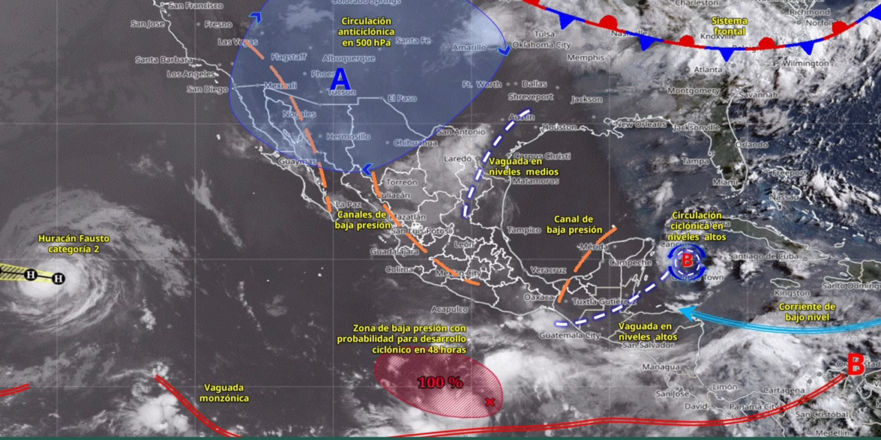 LLUVIAS PUNTUALES INTENSAS EN SINALOA Y DURANGO