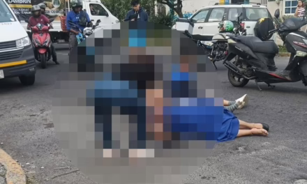 ACCIDENTE DE TRÁNSITO EN LA COLONIA FERRER GUARDIA; HAY UN MOTOCICLISTA LESIONADO