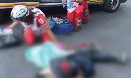 Ciclista herido de gravedad y su mascota fallecida tras impactar en Ignacio de la Llave
