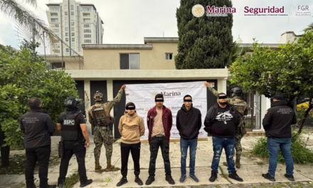 ¡Fuerte golpe al crimen en Zapopan! En operativo conjunto, Marina, SSPC y FGR detuvieron a 6 generadores de violencia