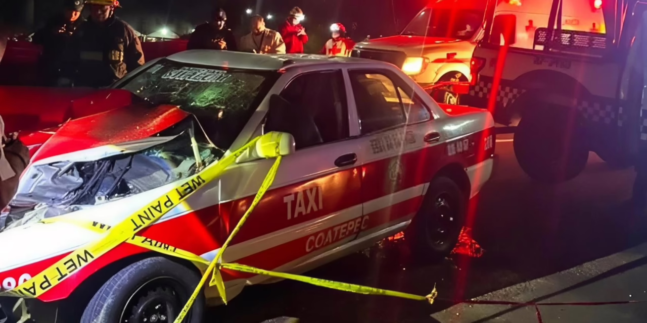 Accidente en el libramiento de Coatepec deja saldo de dos personas fallecidas