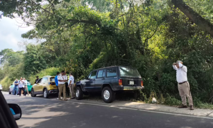 Accidente de tránsito en la carretera Xalapa-Coatepec