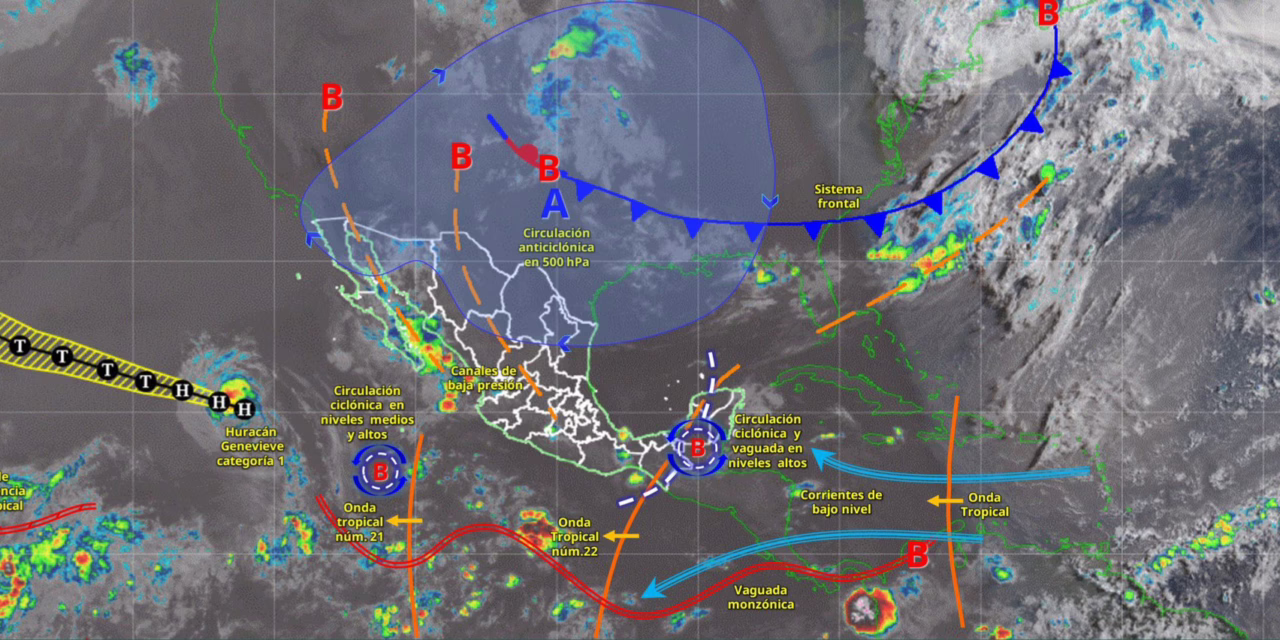 LLUVIAS PUNTUALES INTENSAS EN CHIAPAS Y TABASCO