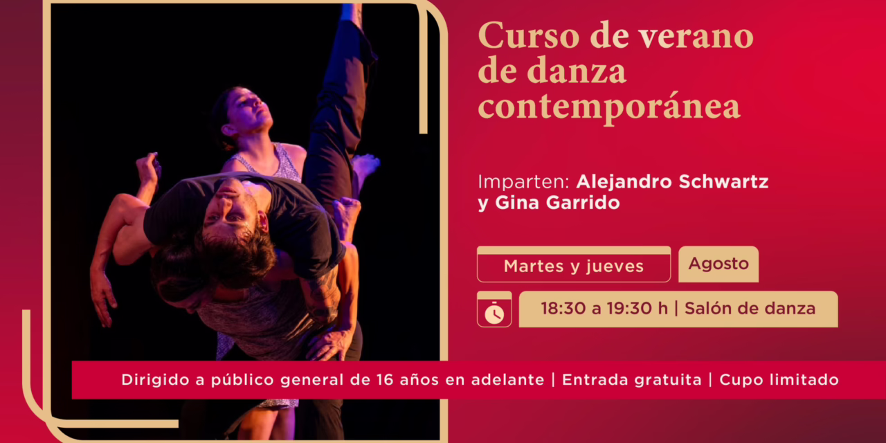 Abre la SECVER curso de verano de danza contemporánea en el Teatro del Estado
