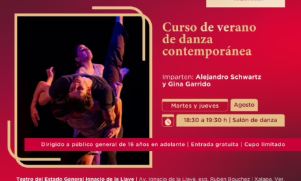 Abre la SECVER curso de verano de danza contemporánea en el Teatro del Estado